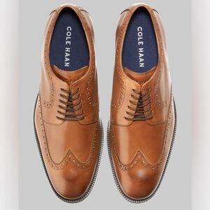 Like New Men’s Cole Haan Williams Wing II in British Tan Size 9.5